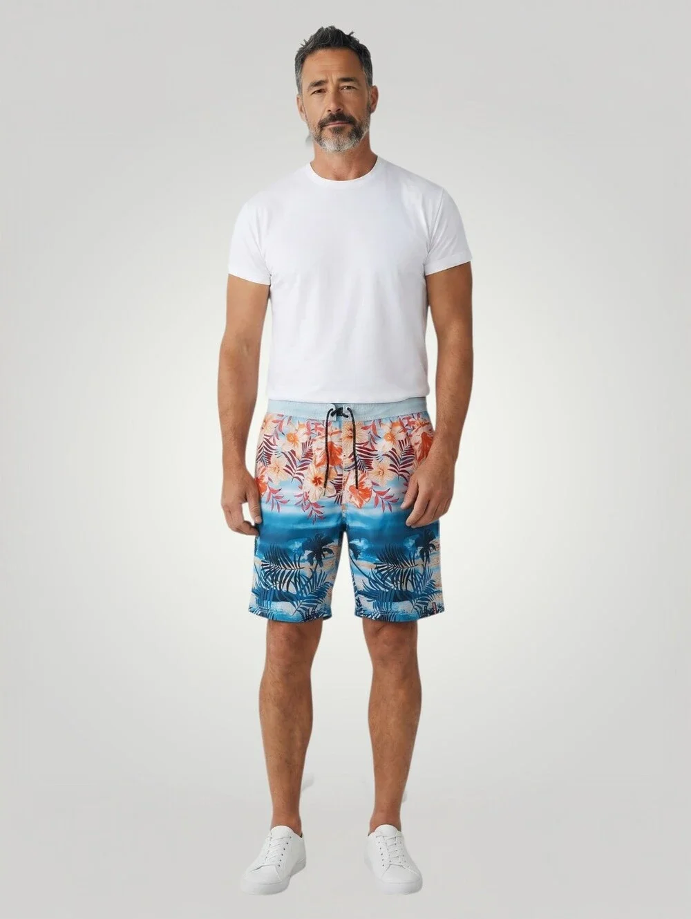 Tommy Bahama Relax Mens XXL Swim‎ Trunks Board Shorts Tropical Hibiscus Palm